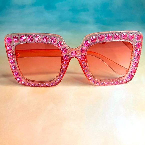 SOLD Pink glasses for summer. - Picture 1 of 6